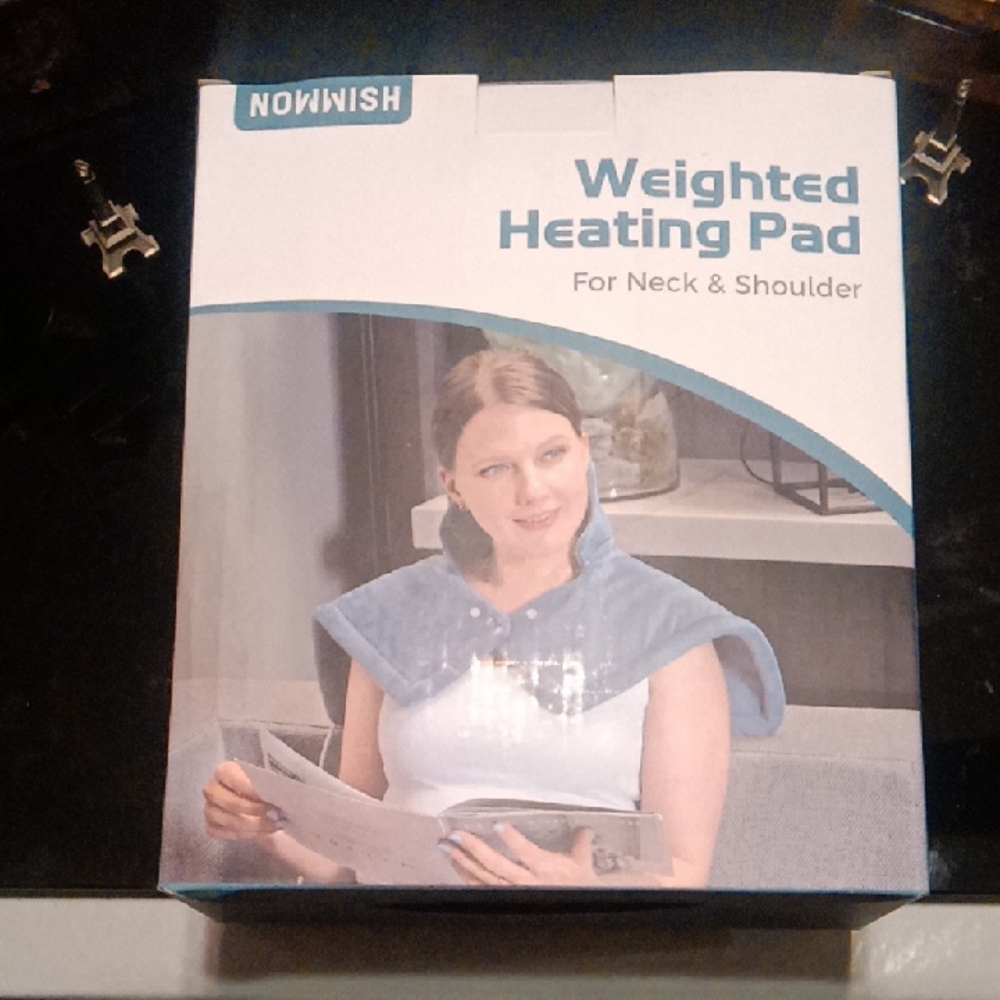 Wish Blue Weighted Heating Pad for Neck & Shoulder